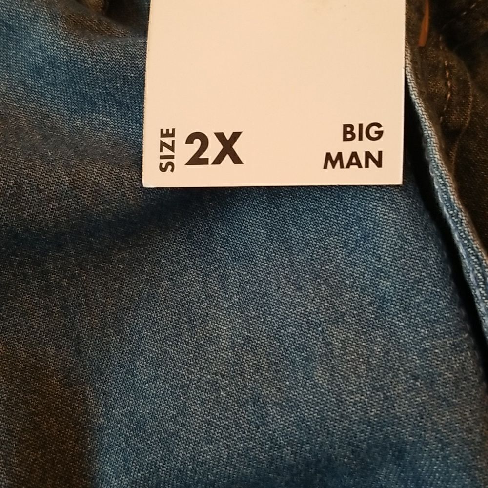 Men's size 2X denim button up - Picture 7 of 7